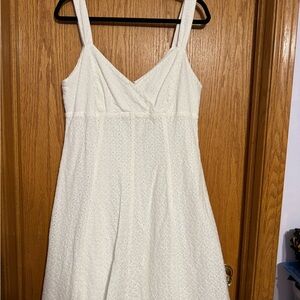 American Living Cream Sleeveless Dress